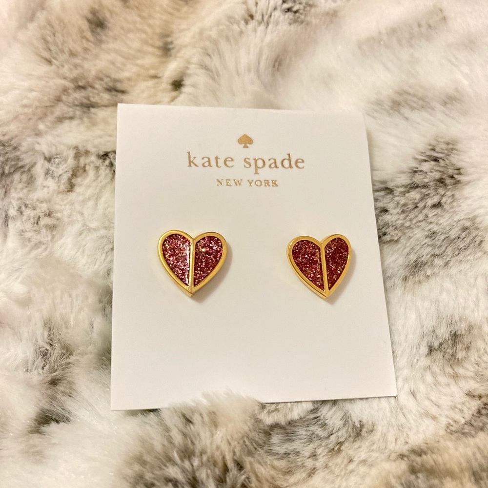✨HP✨Kate Spade Heart Studs